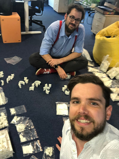 The Engineers Are All Smiles: Parts Arrived